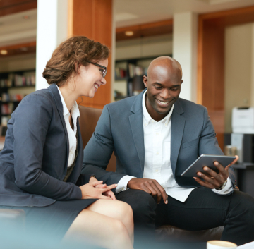 White Girl and Black Boy Image